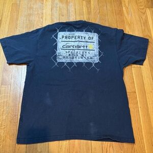 Men’s (XL) Carhartt Washed Out Blue Short Sleeve Tee